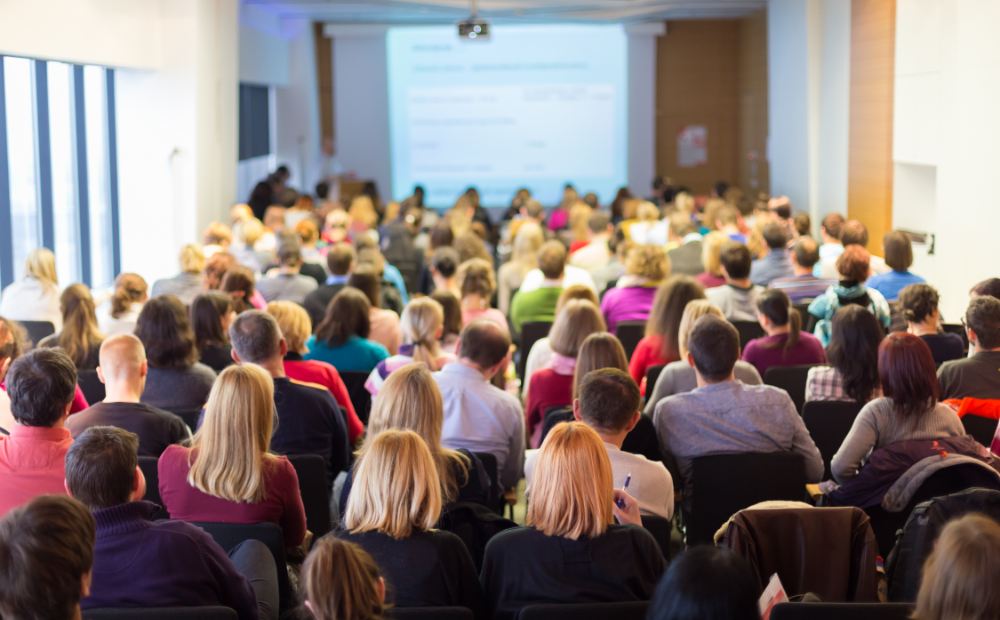 Conference audience 